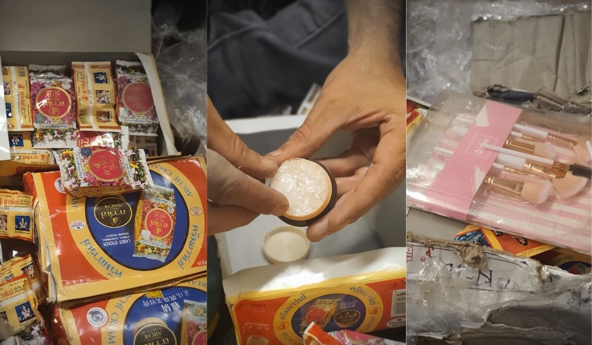 Qatar Customs thwarts smuggling attempt of illegal substances hidden in cosmetics